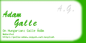 adam galle business card