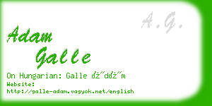 adam galle business card